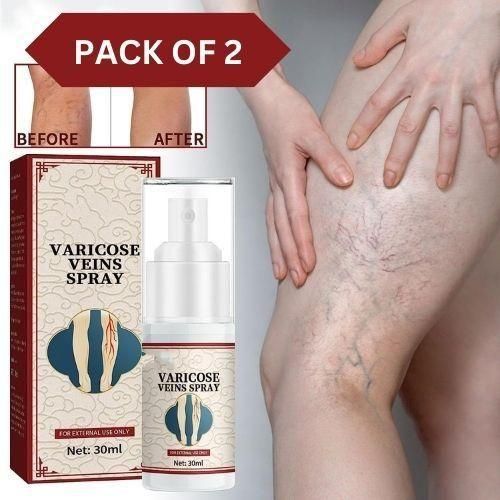 Vein Healing Varicose Veins Treatment Spray – Pack of 2  Description: