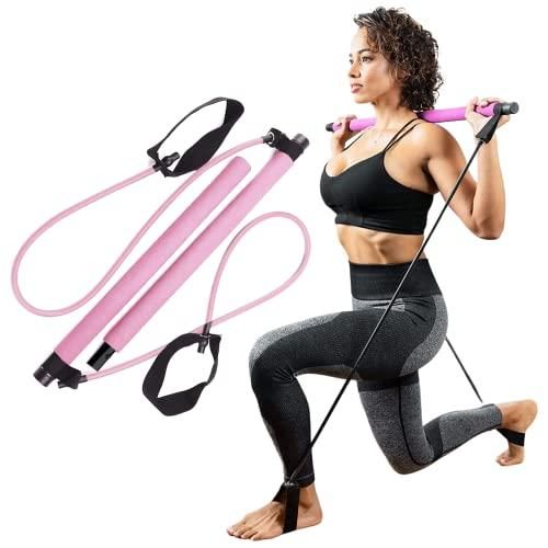 FirstFit Premium Pilates Stick Fitness Bar – Full Body Workout Essential