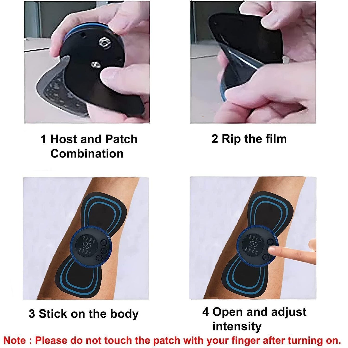 Mini Electric Massager with 8 Modes & 19 Strength Levels