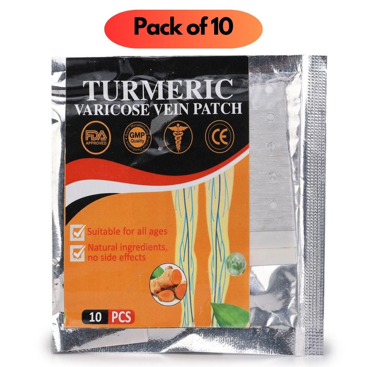 Turmeric Varicose Vein Patch – Pack of 10