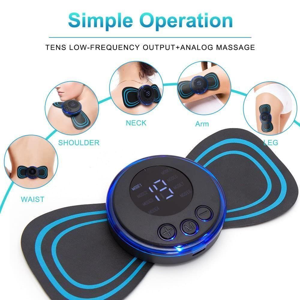 Mini Electric Massager with 8 Modes & 19 Strength Levels