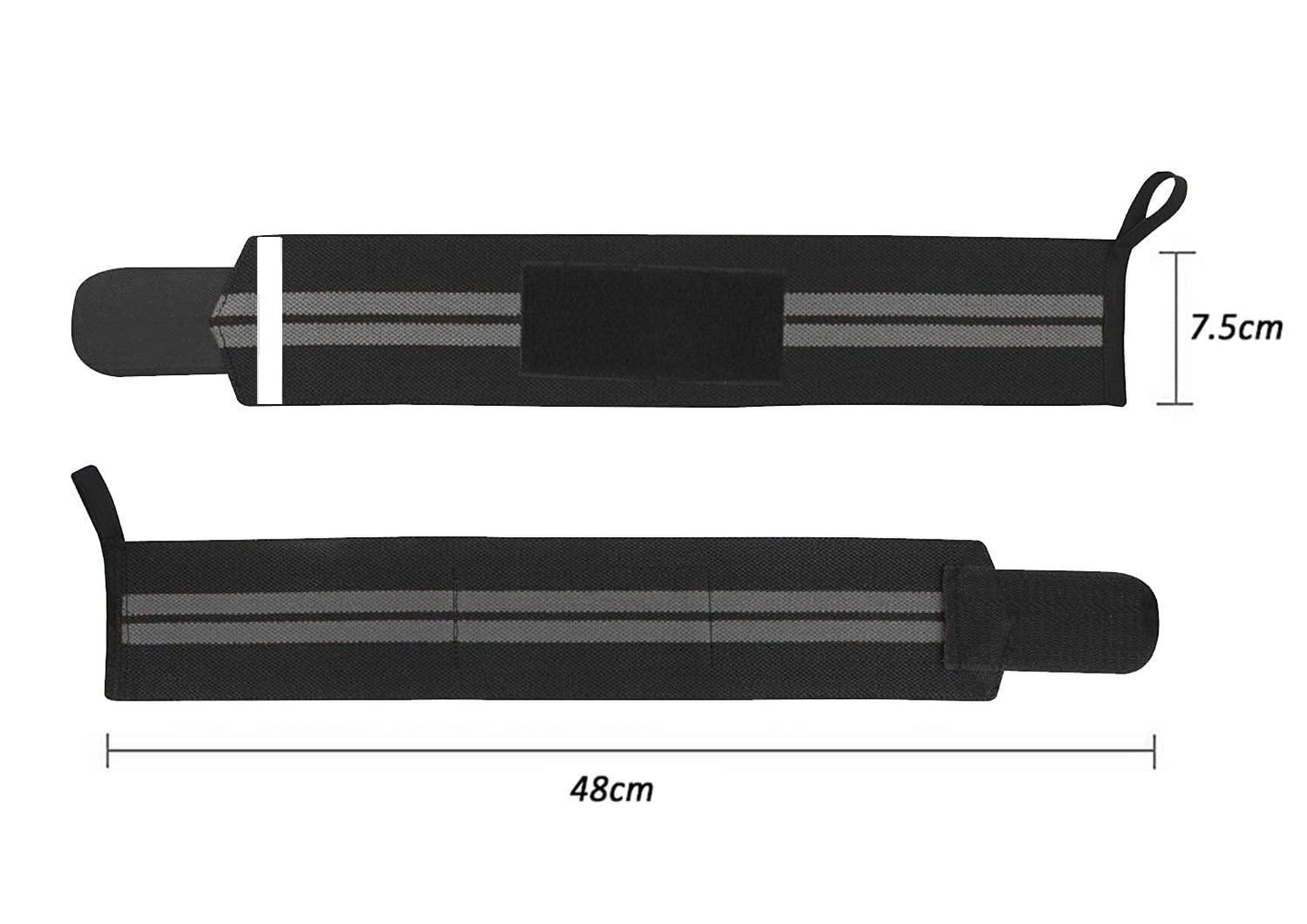 Wrist Band Straps with Thumb Loop – Gym & Weightlifting Essential (Pack of 1)