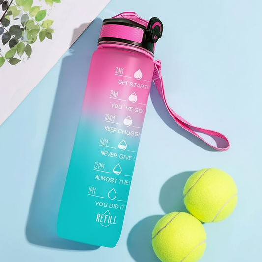 Sport Print Water Bottle – Gym & Outdoor Essential (1000ML)