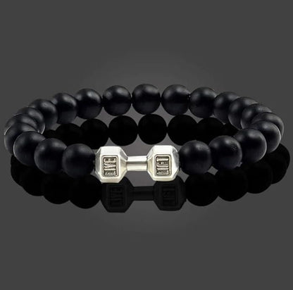 Black Matte Agate Onyx Beads Bracelet – Pack of 2