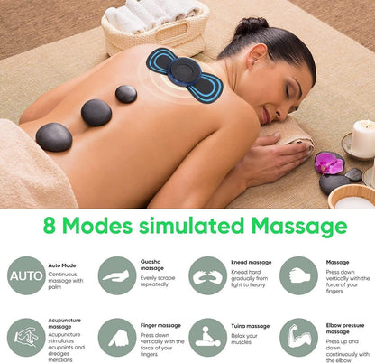 Mini Electric Massager with 8 Modes & 19 Strength Levels